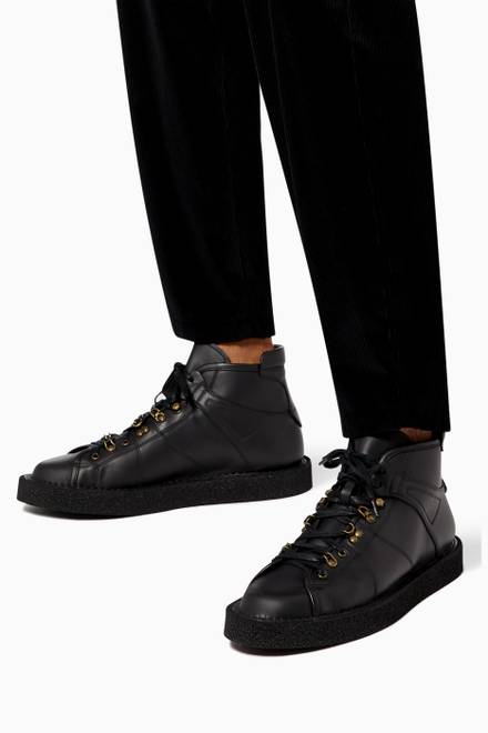 hover state of Modigliani High Top Sneakers in Leather