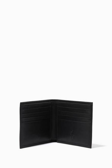 hover state of Logo Embossed Wallet in Leather
