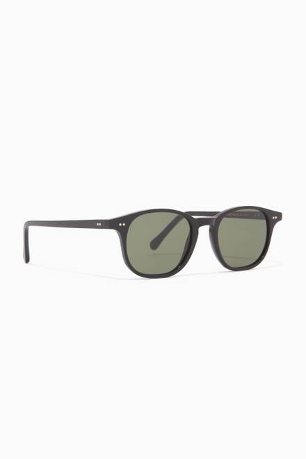 hover state of Fez Rectangle Sunglasses in Acetate  