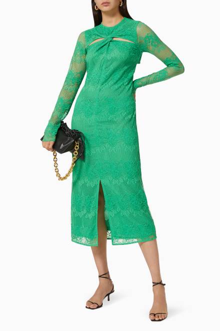 hover state of Lace Midi Dress  