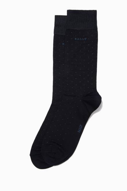 hover state of Polka Dot Socks in Mix Jersey  