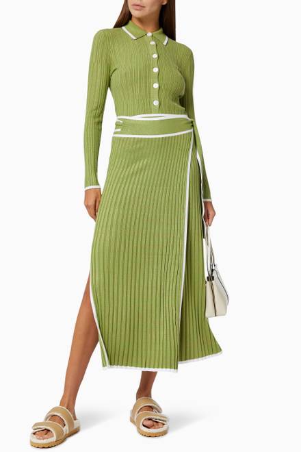 hover state of Give You Skirt in Viscose-blend Knit    