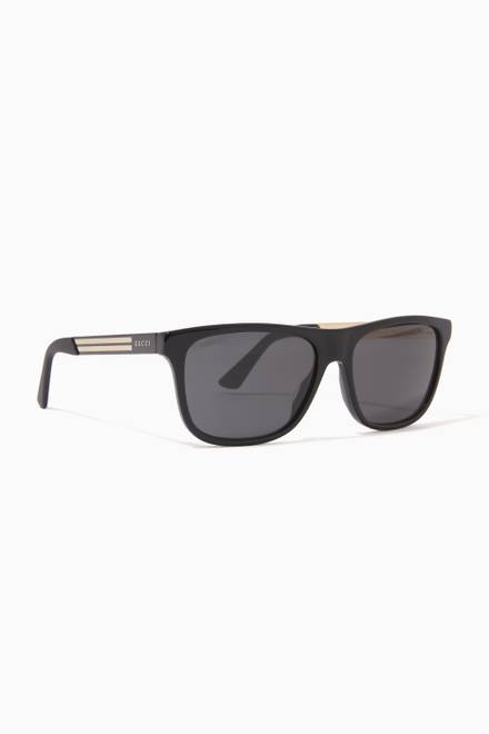 hover state of D Frame Sunglasses in Acetate  
