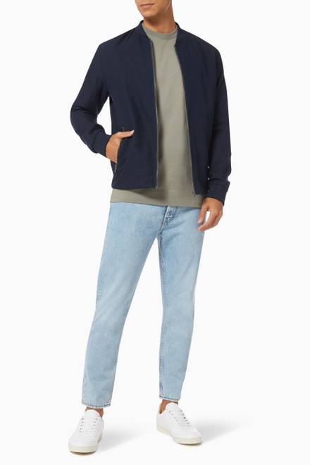 hover state of Josh Bomber Jacket in Cotton and Linen  