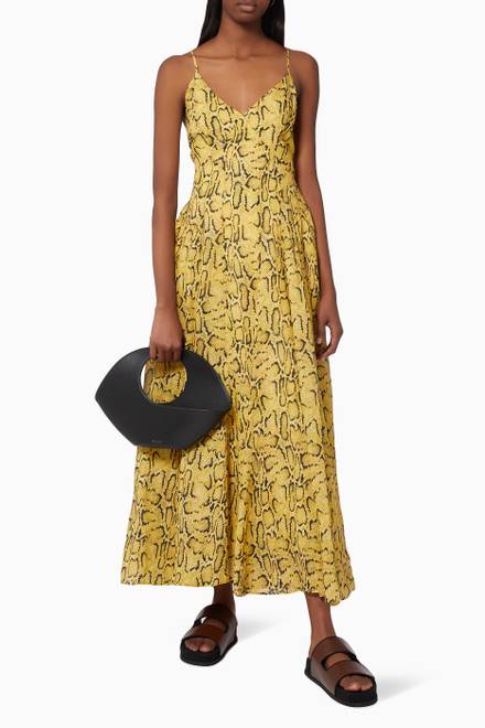 hover state of Malibu Maxi Dress in Ramie   
