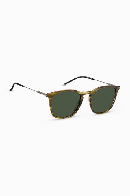 hover state of D Frame Sunglasses in Acetate      