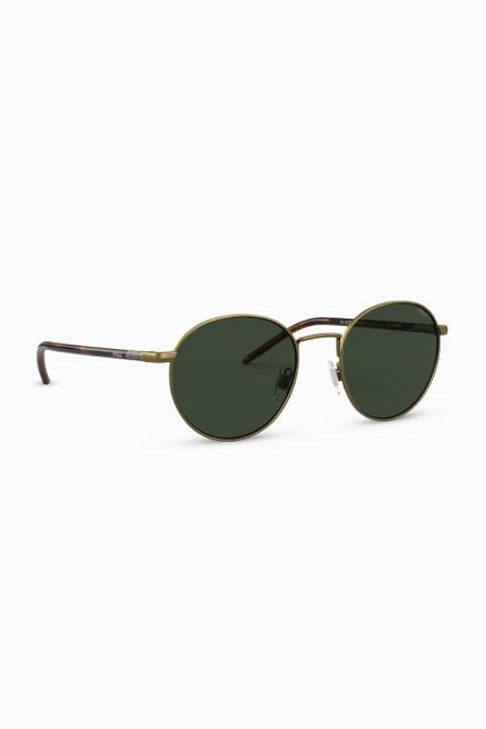 hover state of Round Sunglasses in Metal  