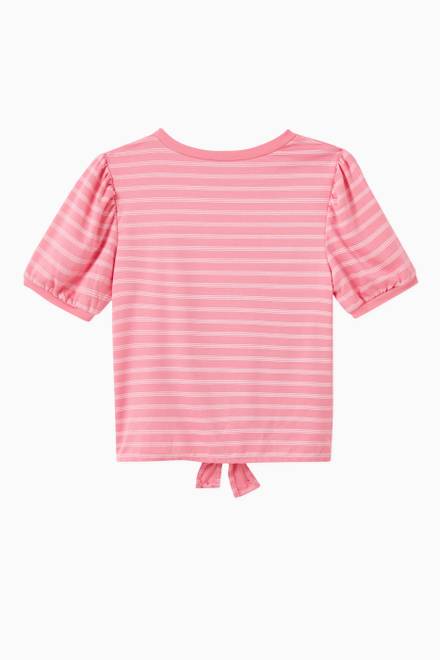 hover state of Brynlee Stripe T-shirt in Cotton Jersey 