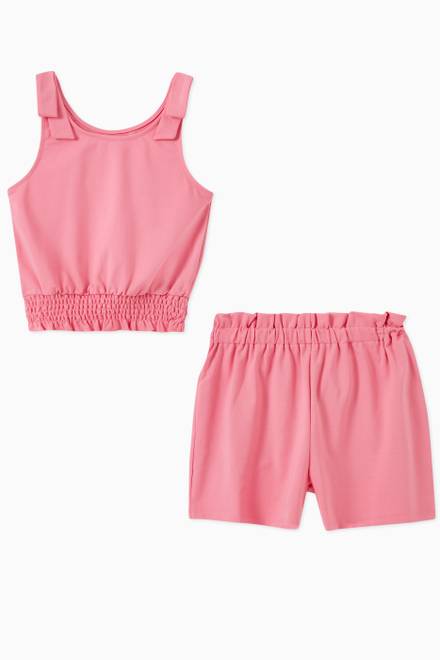 hover state of Smocked Waist Short Set in Jersey