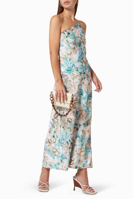 hover state of Penny Dress in Floral Crepe   