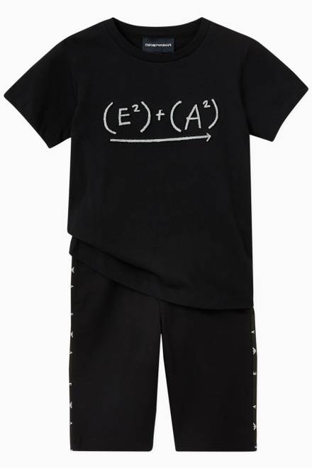 hover state of (E ²)  +( A ²) Logo T-shirt in Cotton   