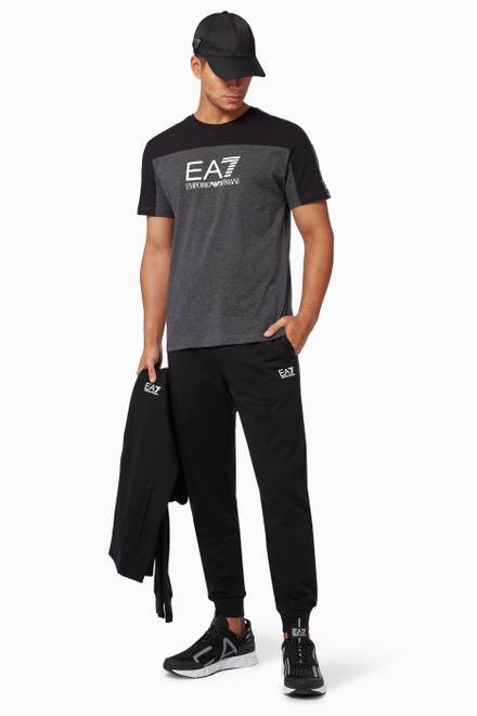 hover state of EA7 Train Athletic T-shirt in Jersey     