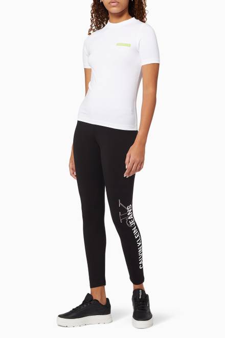 hover state of Logo Leggings in Organic Stretch Jersey