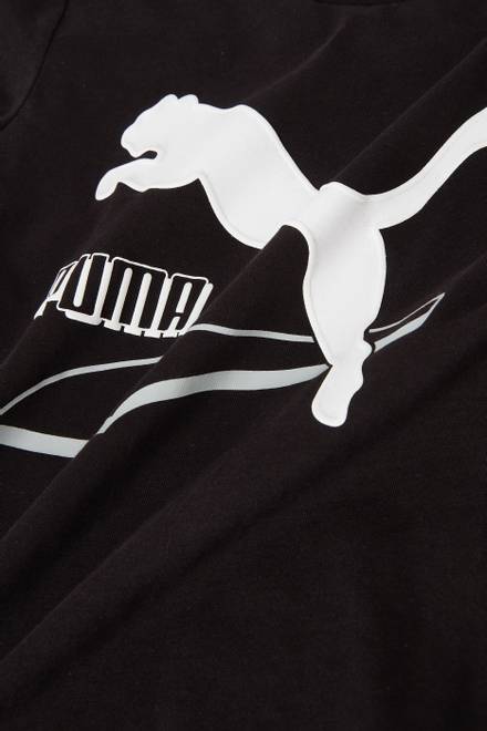 hover state of PUMA Alpha T-shirt in Jersey   