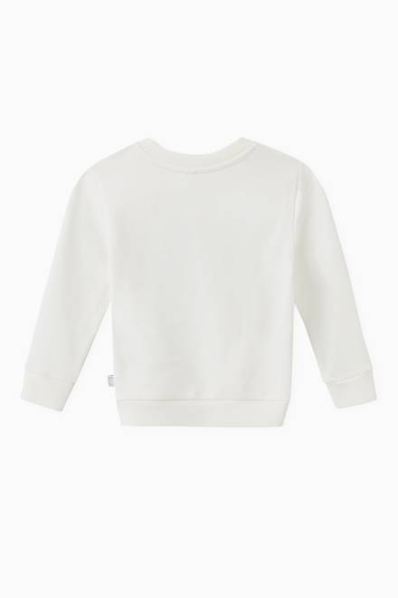 hover state of Daisy Heart Sweatshirt in Organic Cotton Fleece    
