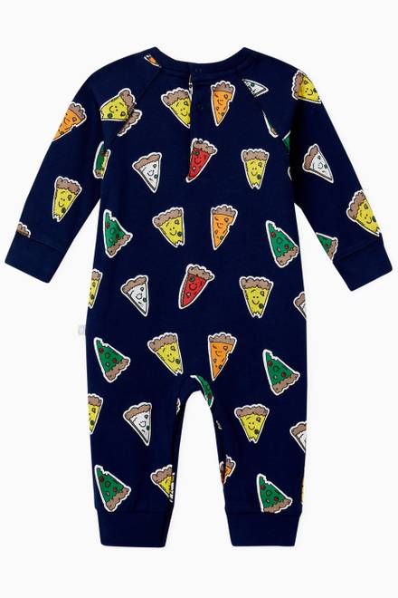 hover state of Pizzas Jumpsuit in Organic Cotton Fleece   