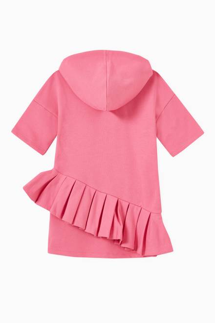 hover state of Hoodie Ruffle Dress in Jersey  