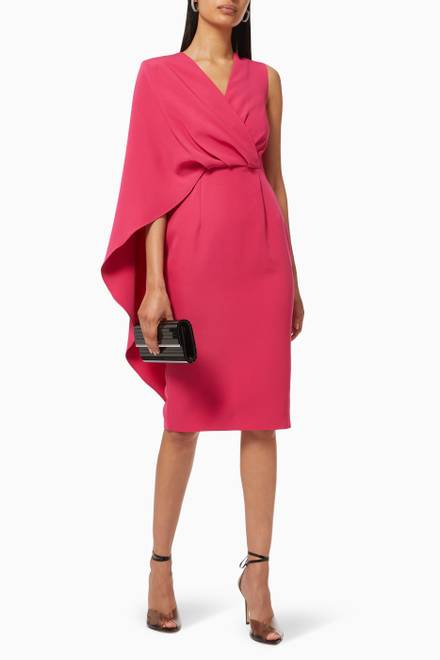 hover state of Cape Sleeve Dress