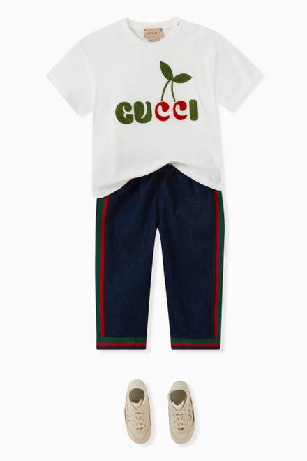 hover state of Gucci Cherry T-shirt in Cotton      