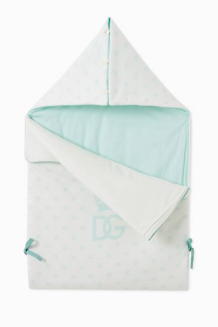 hover state of Sleeping Bag with DG Crown Print in Jersey       