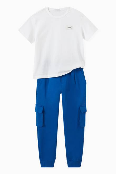 hover state of Essentials Jogging Pants with D&G Plate in Jersey     