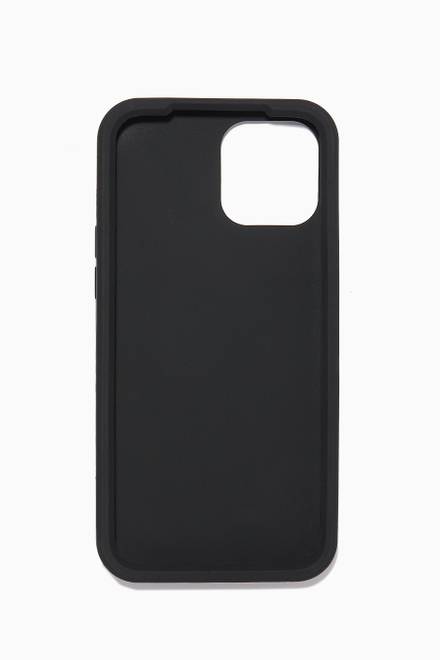 hover state of D&G Logo iPhone 12/ 12 Pro Case in Rubber   