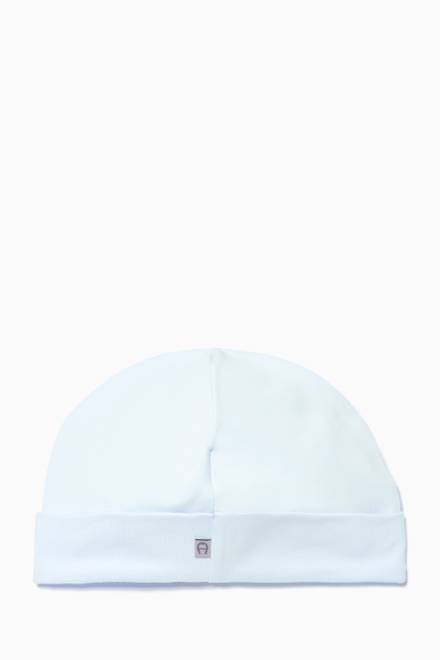 hover state of Embroidered Logo Hat in Pima Cotton Jersey   