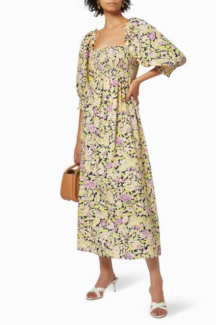 hover state of Saskia Floral Dress  