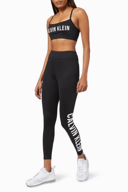 hover state of CK Low Impact Sports Bra in Technical Stretch Blend