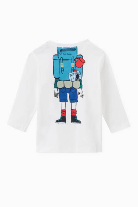 hover state of Graphic Print T-shirt in Cotton    