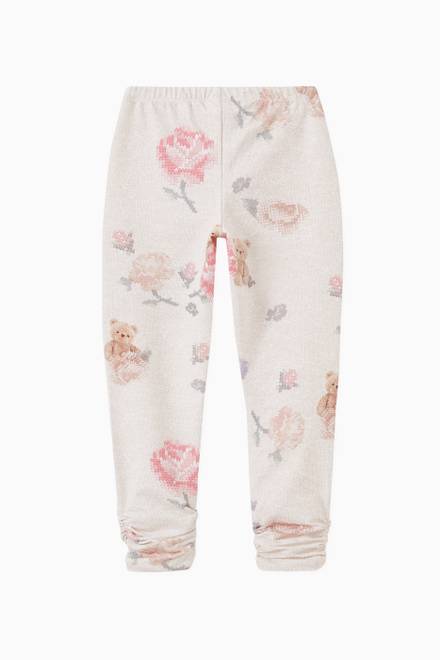 hover state of All-over Print Leggings in Cotton   
