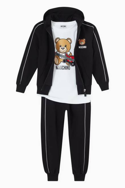 hover state of Teddy Patch Tracksuit Set in Cotton    