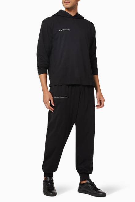 hover state of Lightweight Organic Cotton Loungewear Hoodie with C-FIBER™
