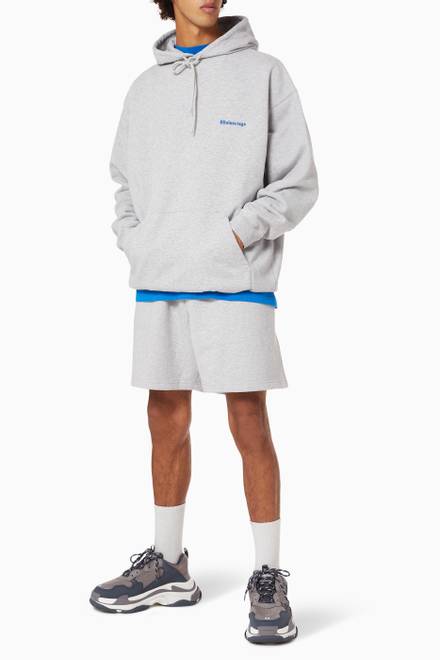 hover state of BB Corp Medium Fit Hoodie in Curly fleece  