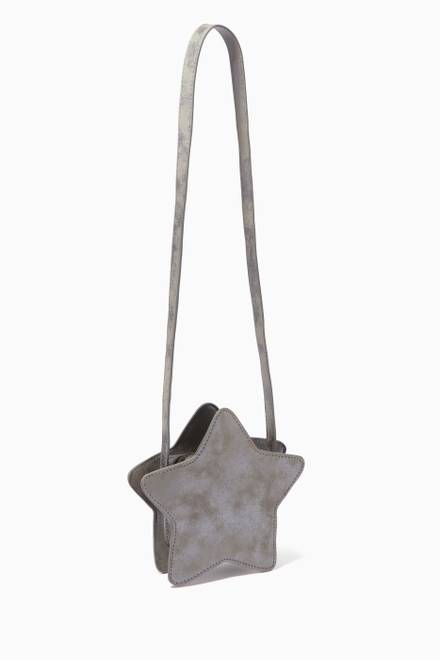 hover state of Star-shaped Handbag in Faux Leather   