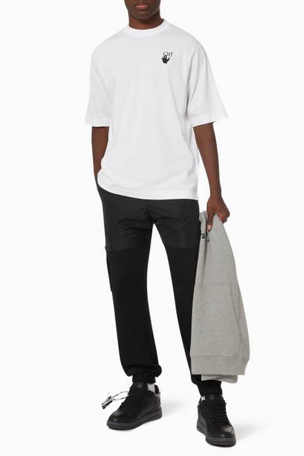 hover state of Logo Oversized T-shirt in Cotton Jersey   
