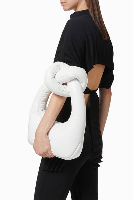 hover state of Small Mia Puffy Shoulder Bag  