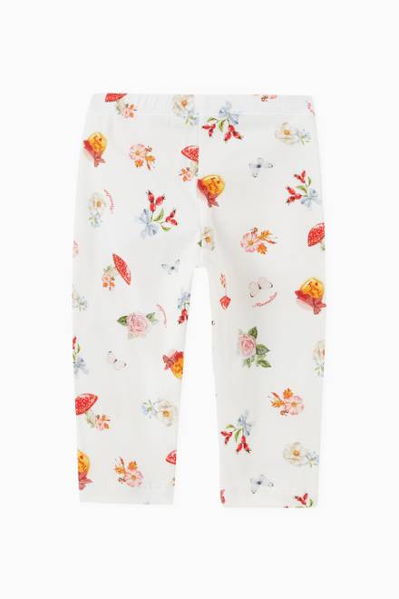 hover state of Floral Leggings in Cotton 