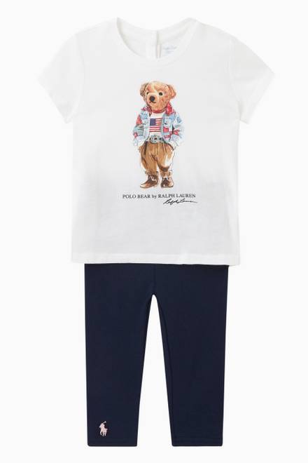 hover state of Polo Bear T-shirt in Cotton Jersey   