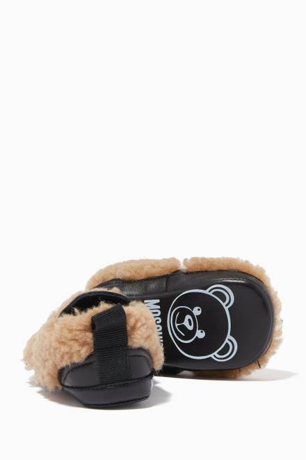 hover state of Teddy Bear Sneakers in Sheepskin  