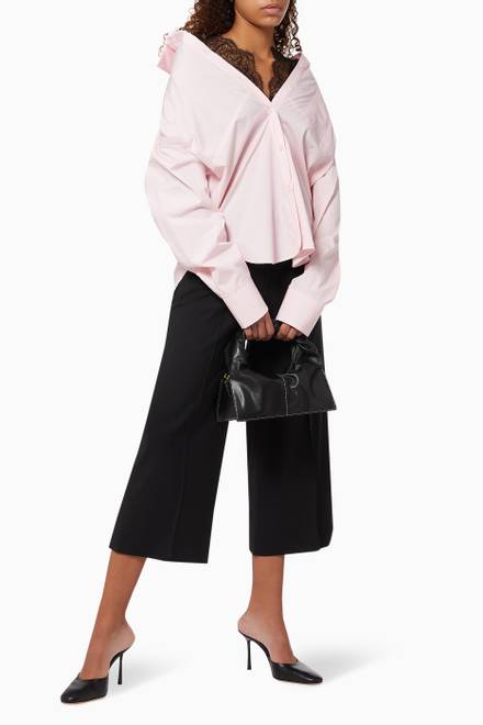 hover state of Oversized Shirt in Cotton Poplin   