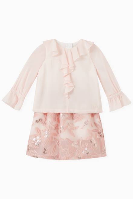 hover state of Ruffled Front Blouse  