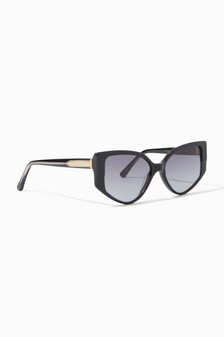 hover state of Petra Cat Eye Sunglasses in Acetate