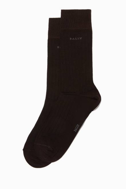 hover state of Logo Socks in Cotton   