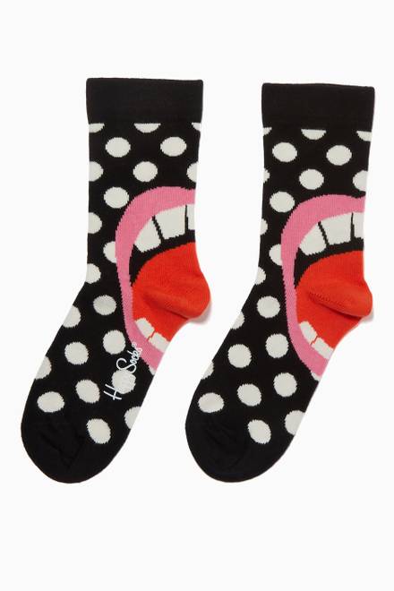 hover state of Laugh Socks in Stretch Cotton 