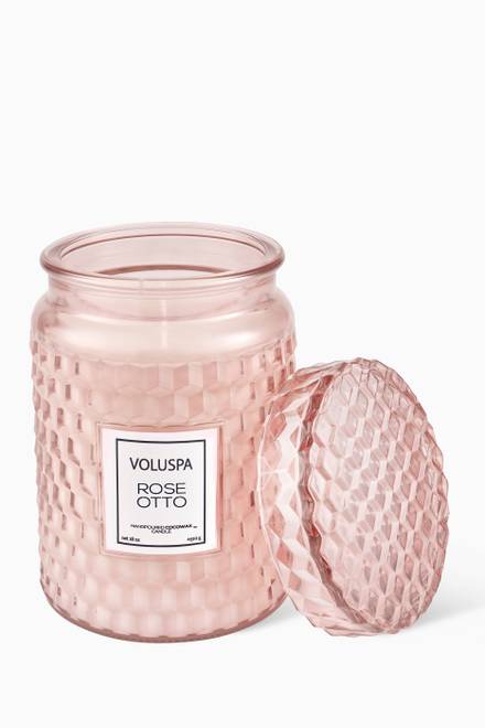 hover state of Rose Otto Large Jar Candle, 510g