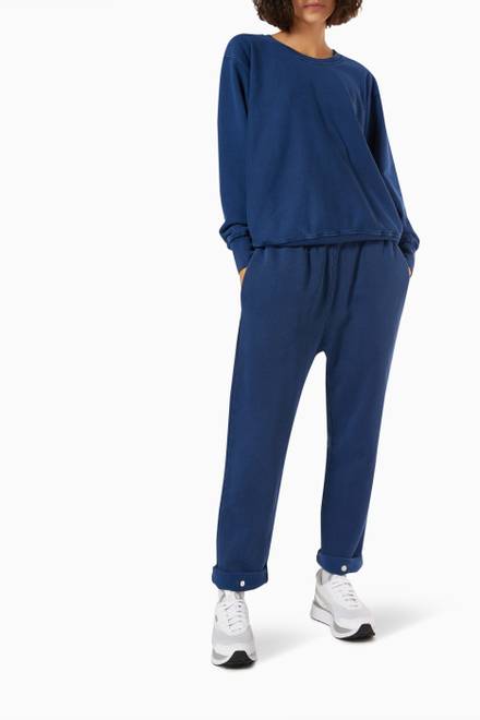 hover state of Snap-button Sweatpants in Brushed Cotton Fleece  