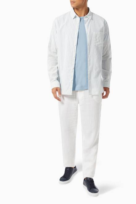 hover state of Cabana Striped Shirt in Linen  