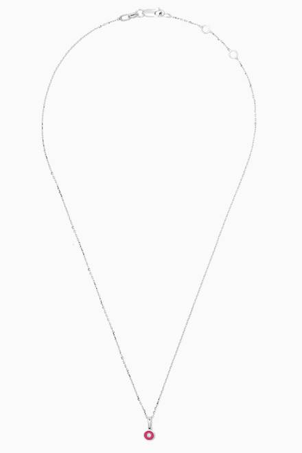 hover state of Ara Diamond Necklace in 18kt White Gold   