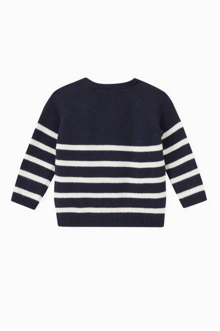 hover state of Sailor Jamper in Cotton-wool Knit  